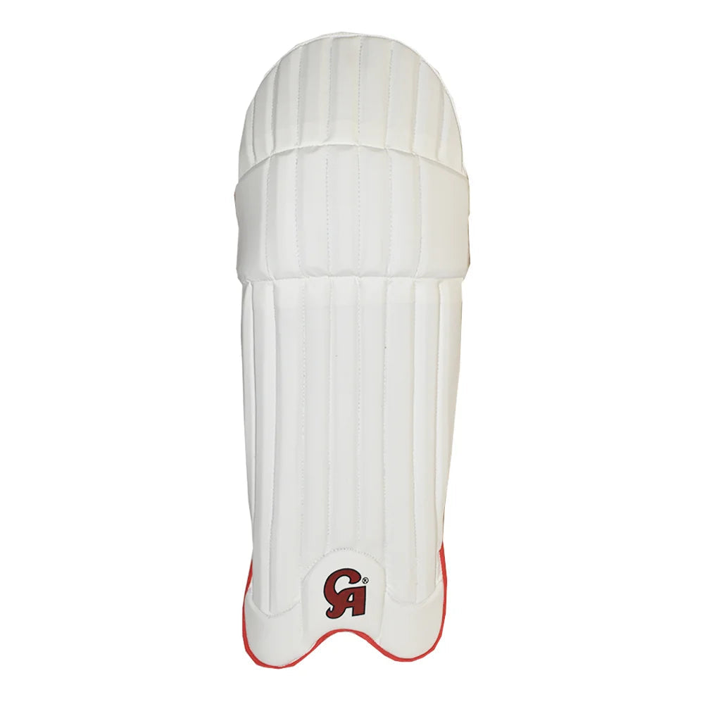 CA Gold 5000 Cricket Batting Pad Right Handed - White/Red | CA Cricket Batting Pad | Cricket