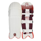 CA Gold 5000 Cricket Batting Pad Right Handed - White/Red | CA Cricket Batting Pad | Cricket