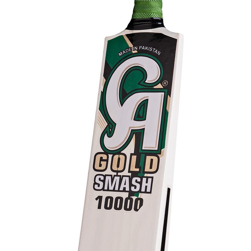 CA Cricket Tapeball Bat - Gold Smash 10000 - White | CA Gold Cricket Tapeball Tennis Bat | Cricket