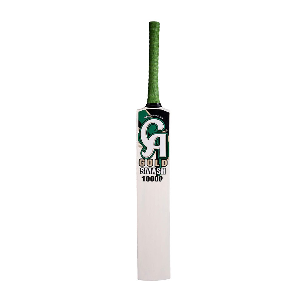 CA Cricket Tapeball Bat - Gold Smash 10000 - White | CA Gold Cricket Tapeball Tennis Bat | Cricket