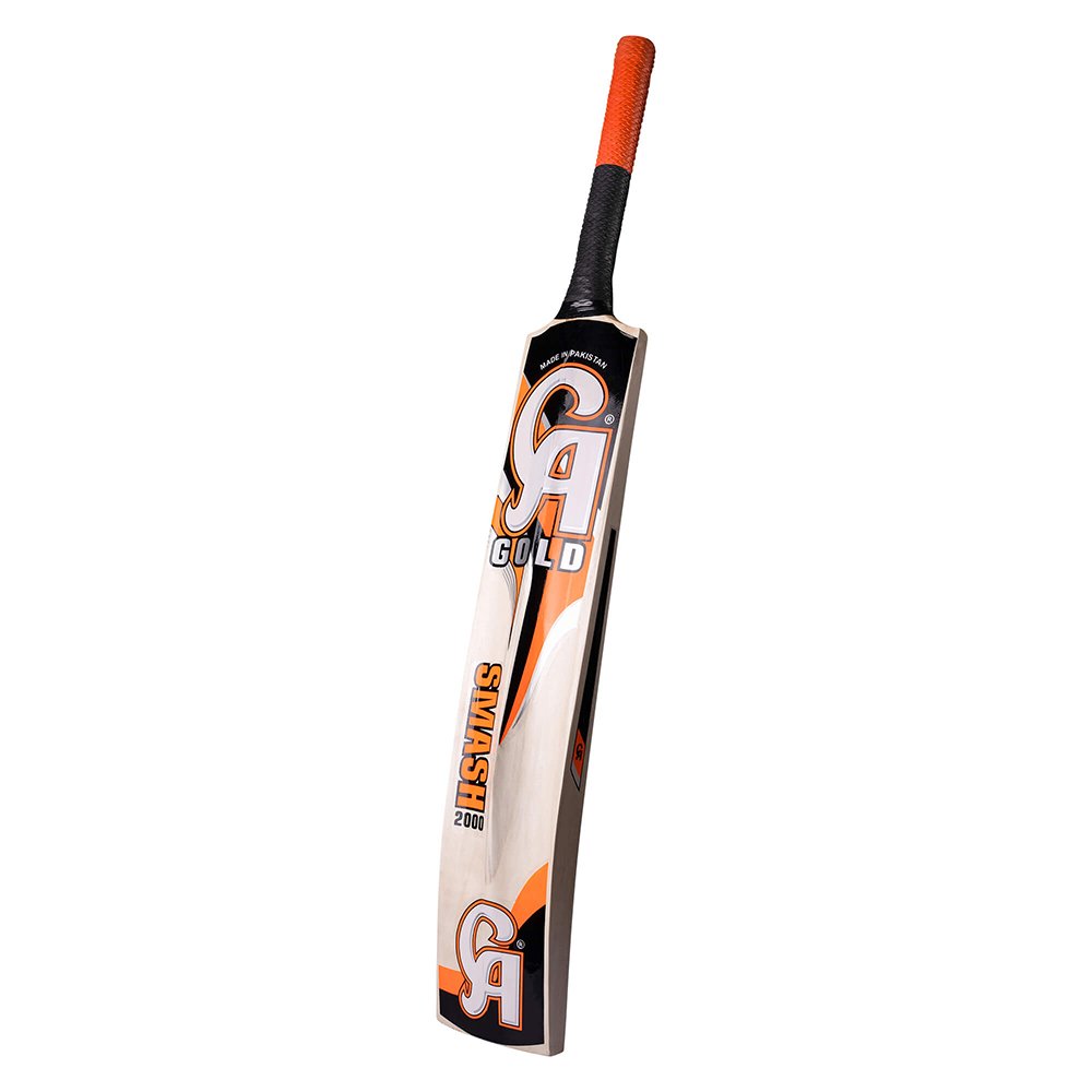 CA Cricket Tapeball Bat - Gold Smash 2000 - White | CA Gold Cricket Tapeball Tennis Bat | Cricket