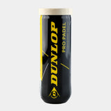 DUNLOP Padel Ball - Pro Padel 3PCS Pack Yellow | DUNLOP Padel Ball | Tennis Racket