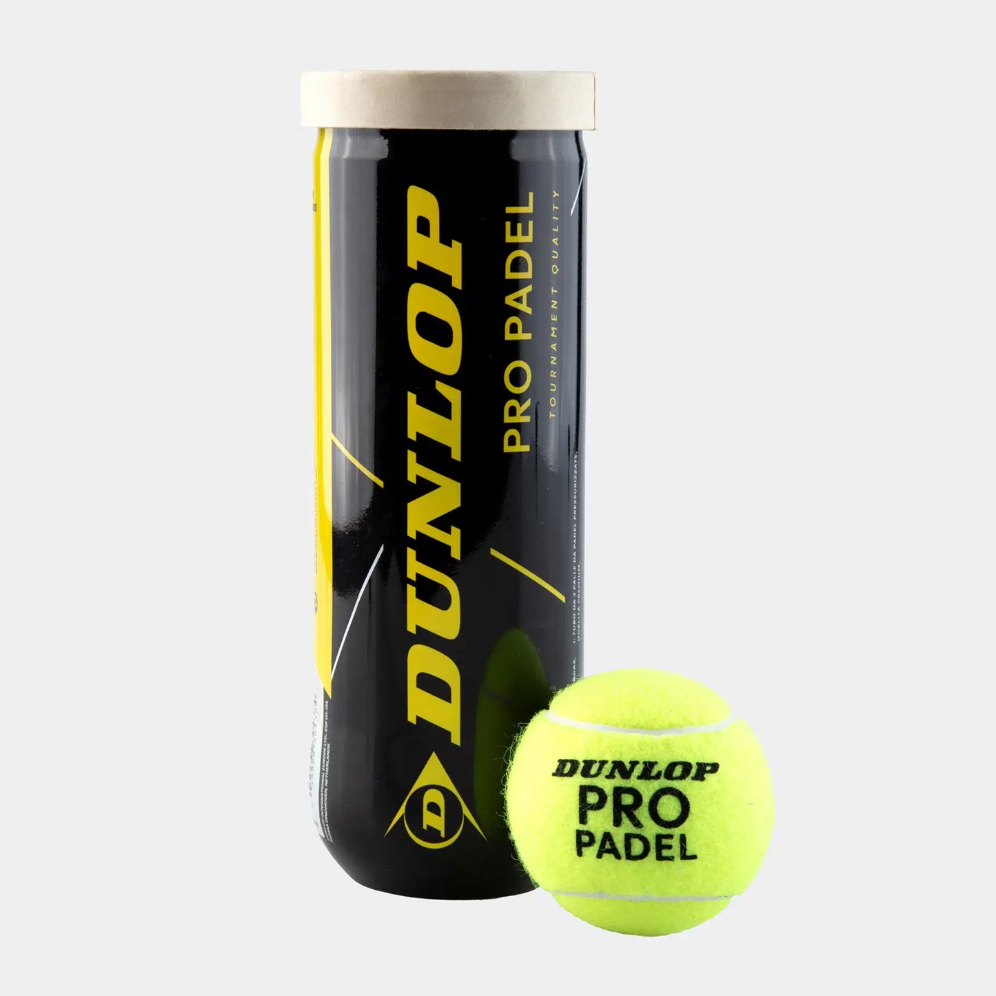 DUNLOP Padel Ball - Pro Padel 3PCS Pack Yellow | DUNLOP Padel Ball | Tennis Racket