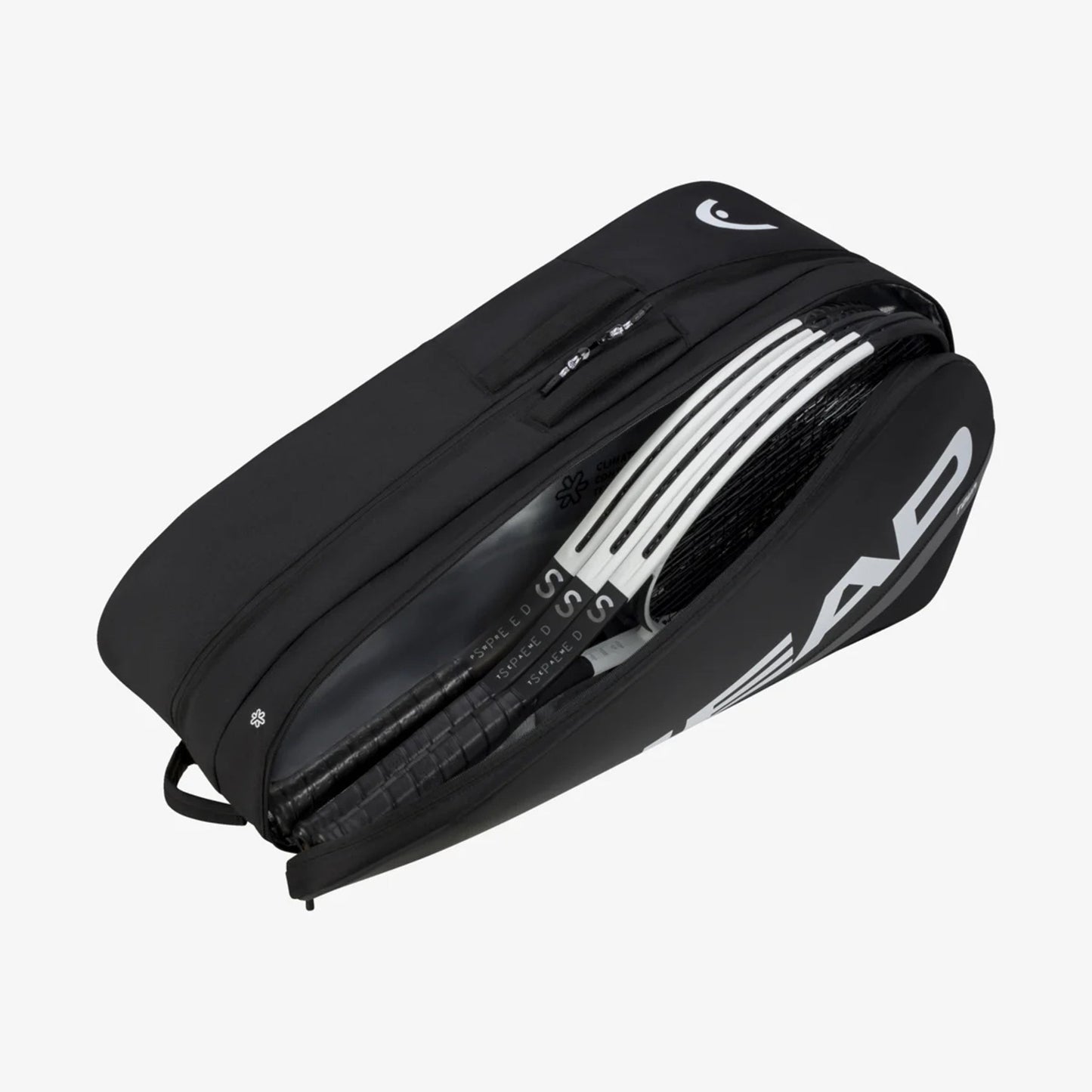 HEAD Tennis Racket Kit Bag - Tour Racket bag XL For 12 Rackets- Black | Head Racket Kit Bag | Racket Kit Bag