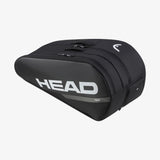 HEAD Tennis Racket Kit Bag - Tour Racket bag XL For 12 Rackets- Black | Head Racket Kit Bag | Racket Kit Bag