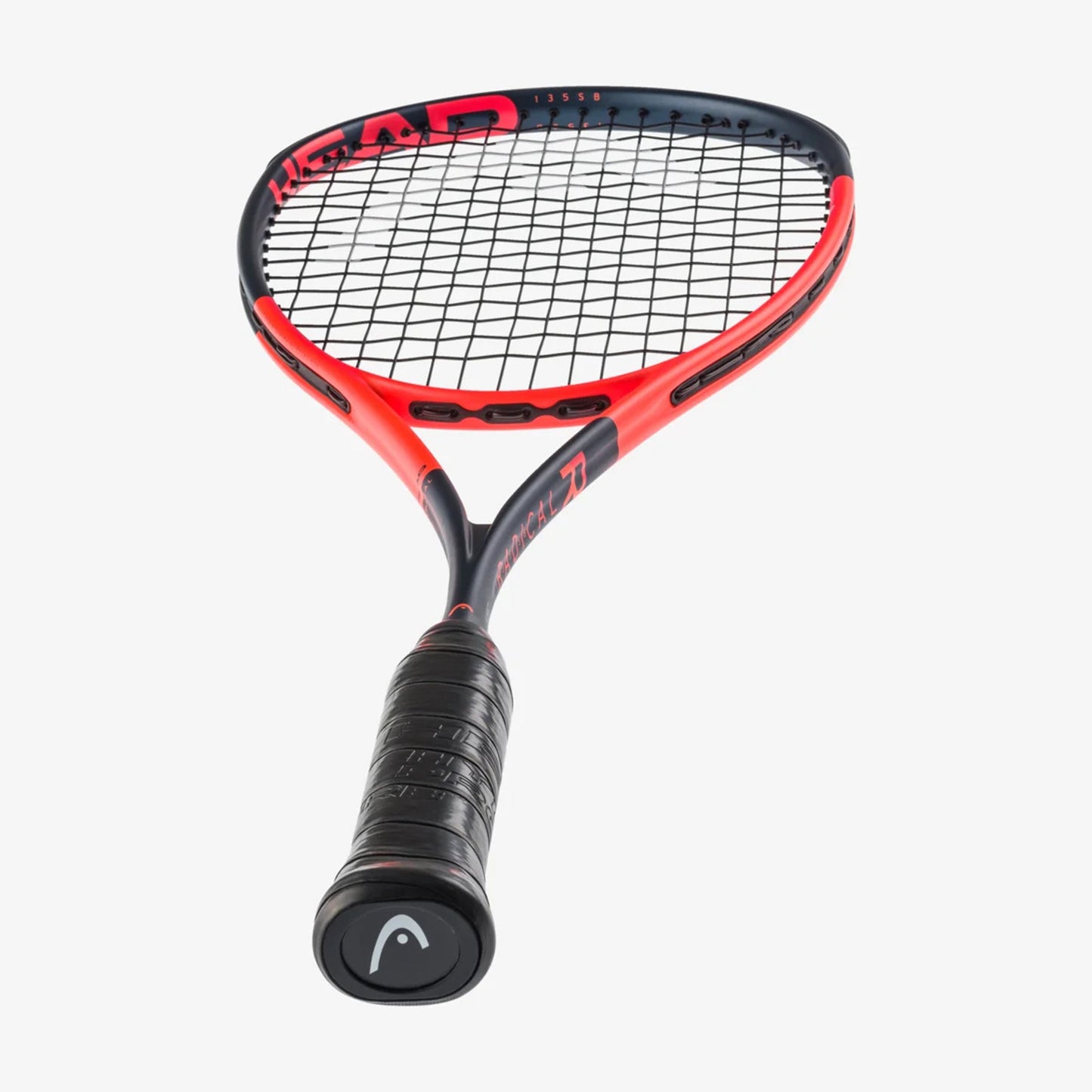 HEAD Squash Racket - Radical 135 SB 2024 - 135G Slim Body Black/Orange | Head Squash Racket | Squash Racket