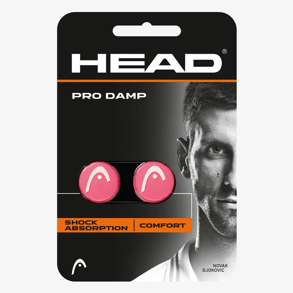 Head Tennis Racket Dampener - Pro Dampener 2Pcs Set - Pink | Head Tennis Racket Dampener | Tennis Racket Dampener