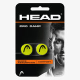 Head Tennis Racket Dampener - Pro Dampener 2Pcs Set - Yellow | Head Tennis Racket Dampener | Tennis Racket Dampener