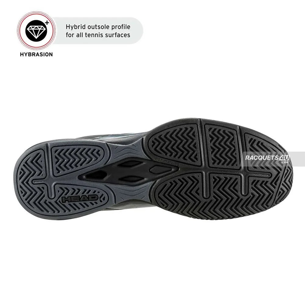 Head Tennis Shoes Mens Revolt Court - Black/Gray | Head Tennis Shoes Mens | Tennis Shoes