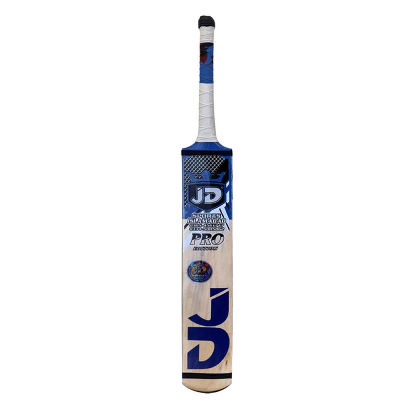 JD Cricket Tapeball Bat - Pro Edition Srilankan Coconut Wood Blue | JD Cricket Tapeball Bat | Cricket