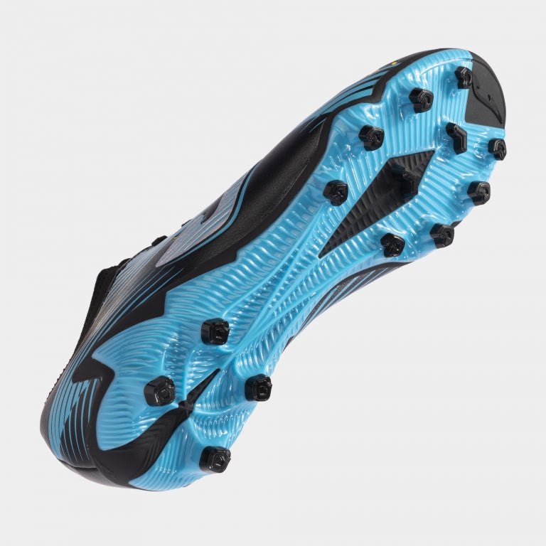 JOMA Football Spikes Men - Propulsion FG Black/Blue | Joma Men Shoes | Running Shoes