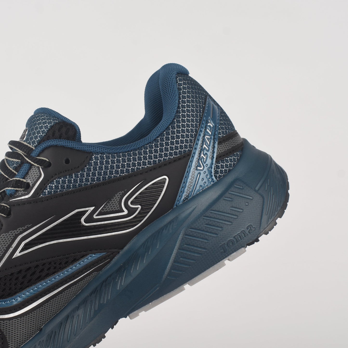 JOMA Mens Running Shoes - Vitaly Negro 2401 Black/ Blue | Joma Men Shoes | Running Shoes