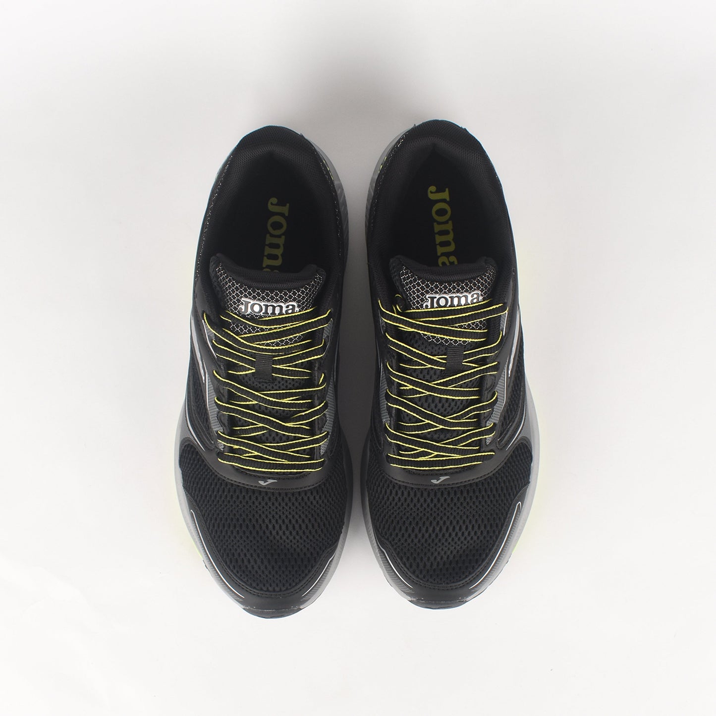 JOMA Mens Running Shoes - Vitaly Negro 2434 Black/Yellow | Joma Men Shoes | Running Shoes