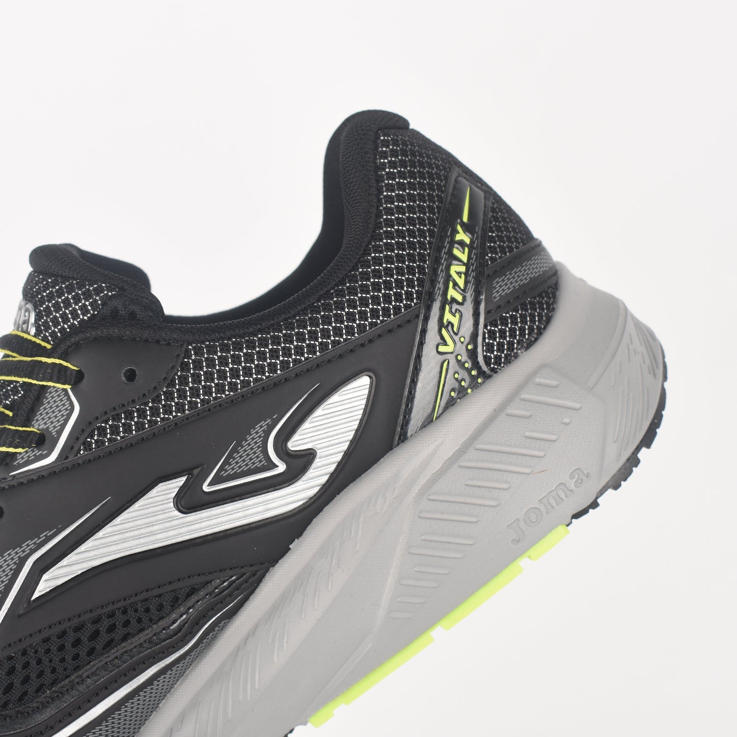 JOMA Mens Running Shoes - Vitaly Negro 2434 Black/Yellow | Joma Men Shoes | Running Shoes