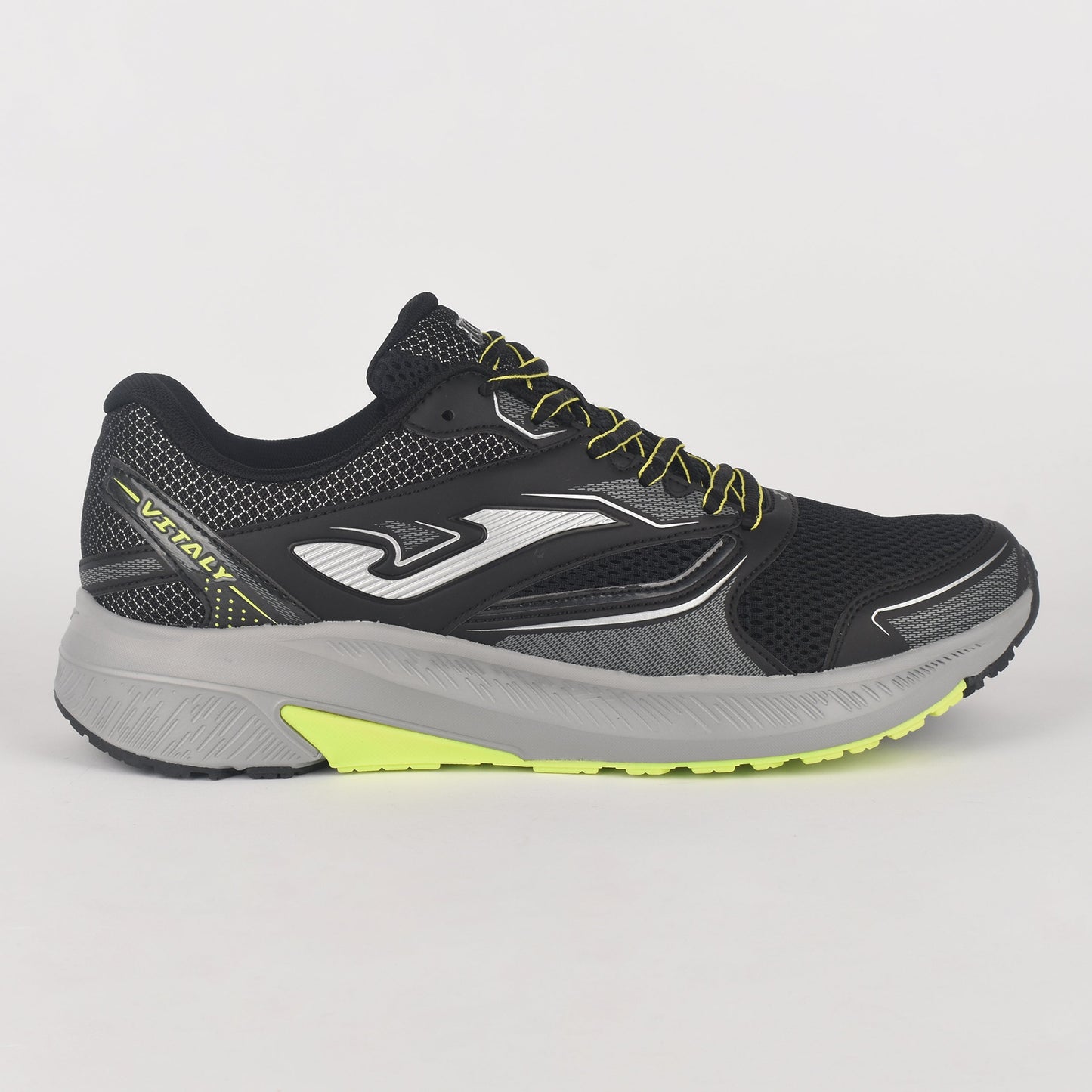 JOMA Mens Running Shoes - Vitaly Negro 2434 Black/Yellow | Joma Men Shoes | Running Shoes