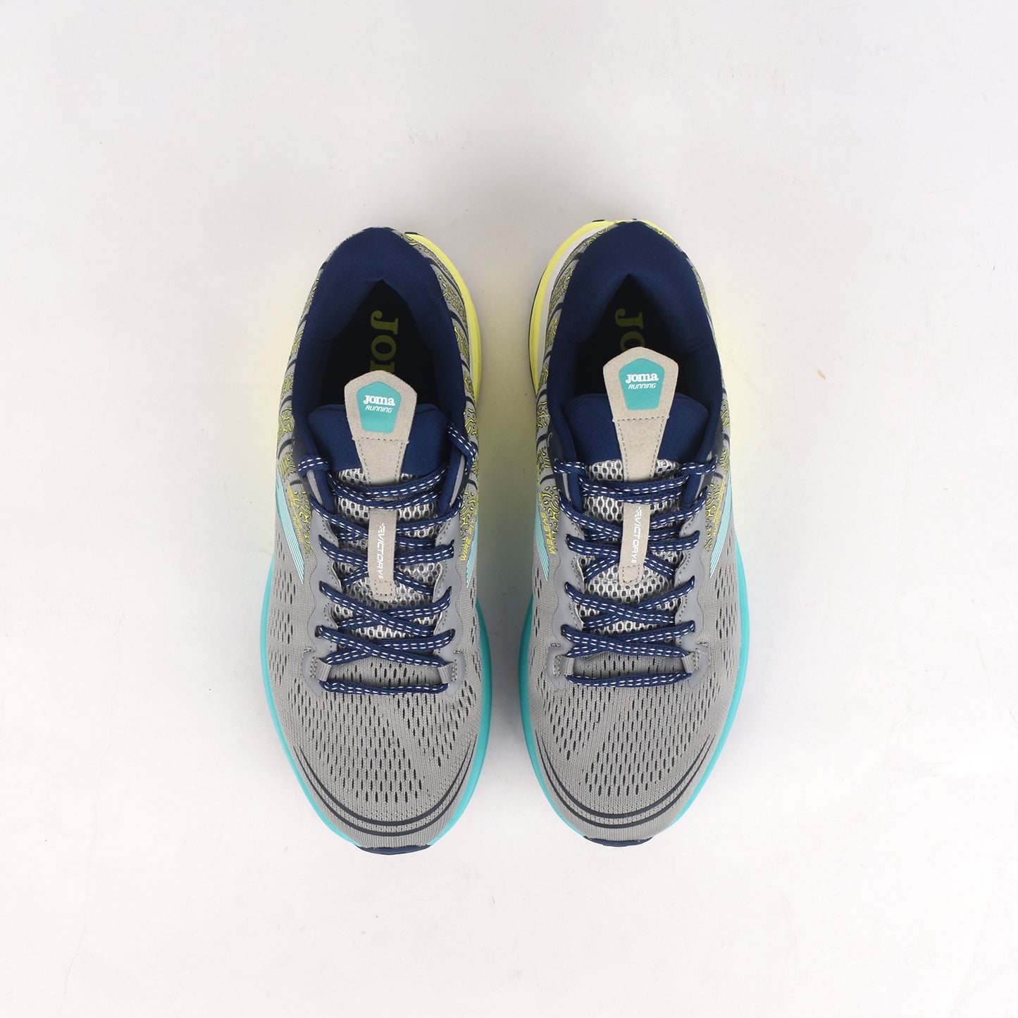 JOMA Mens Running Shoes - Victory Gris 2412 Gray/Lime | Joma Men Shoes | Running Shoes