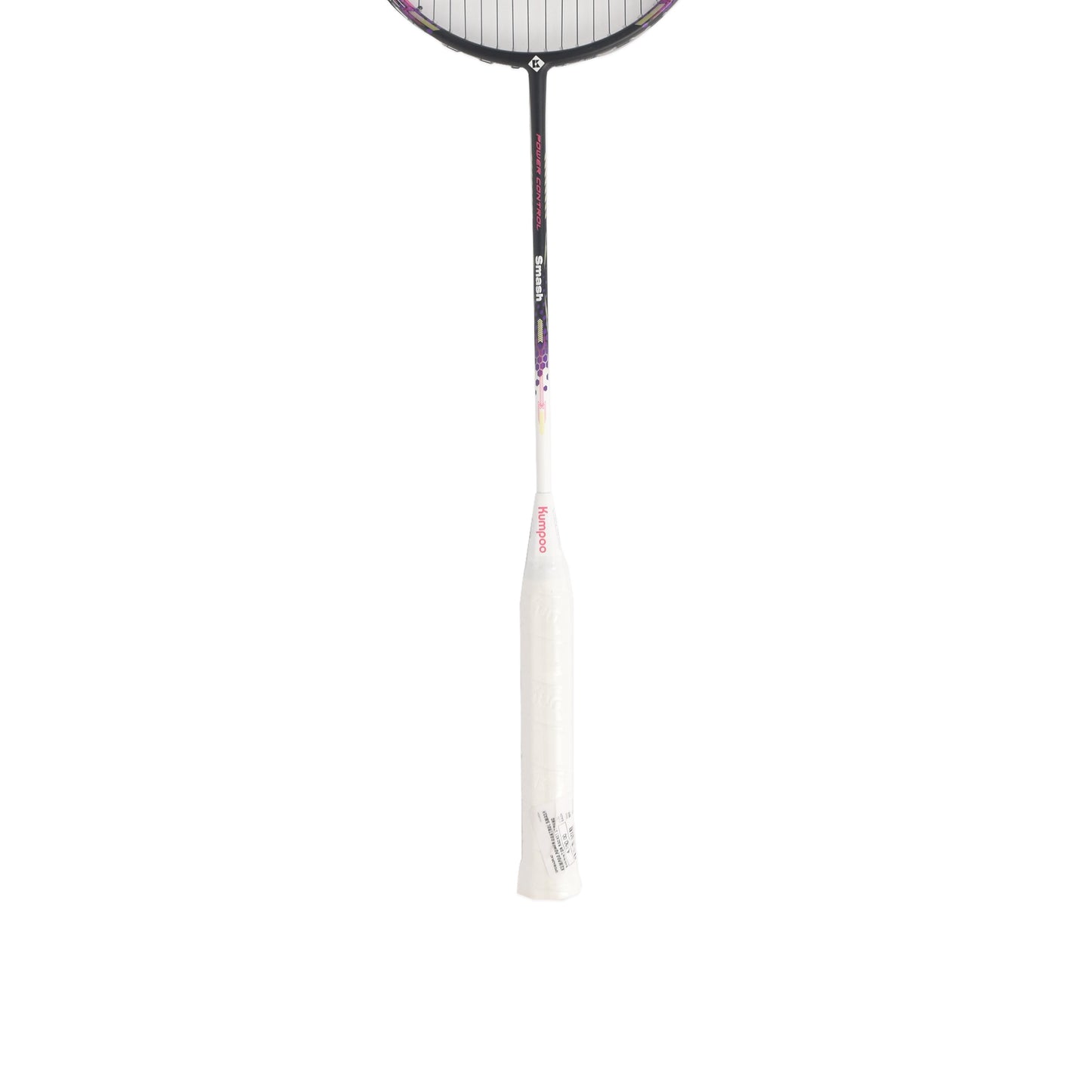 KUMPOO Badminton Racket – Power Control Smash – 82G Strung White/Black | Kumpoo Badminton Racket | Badminton