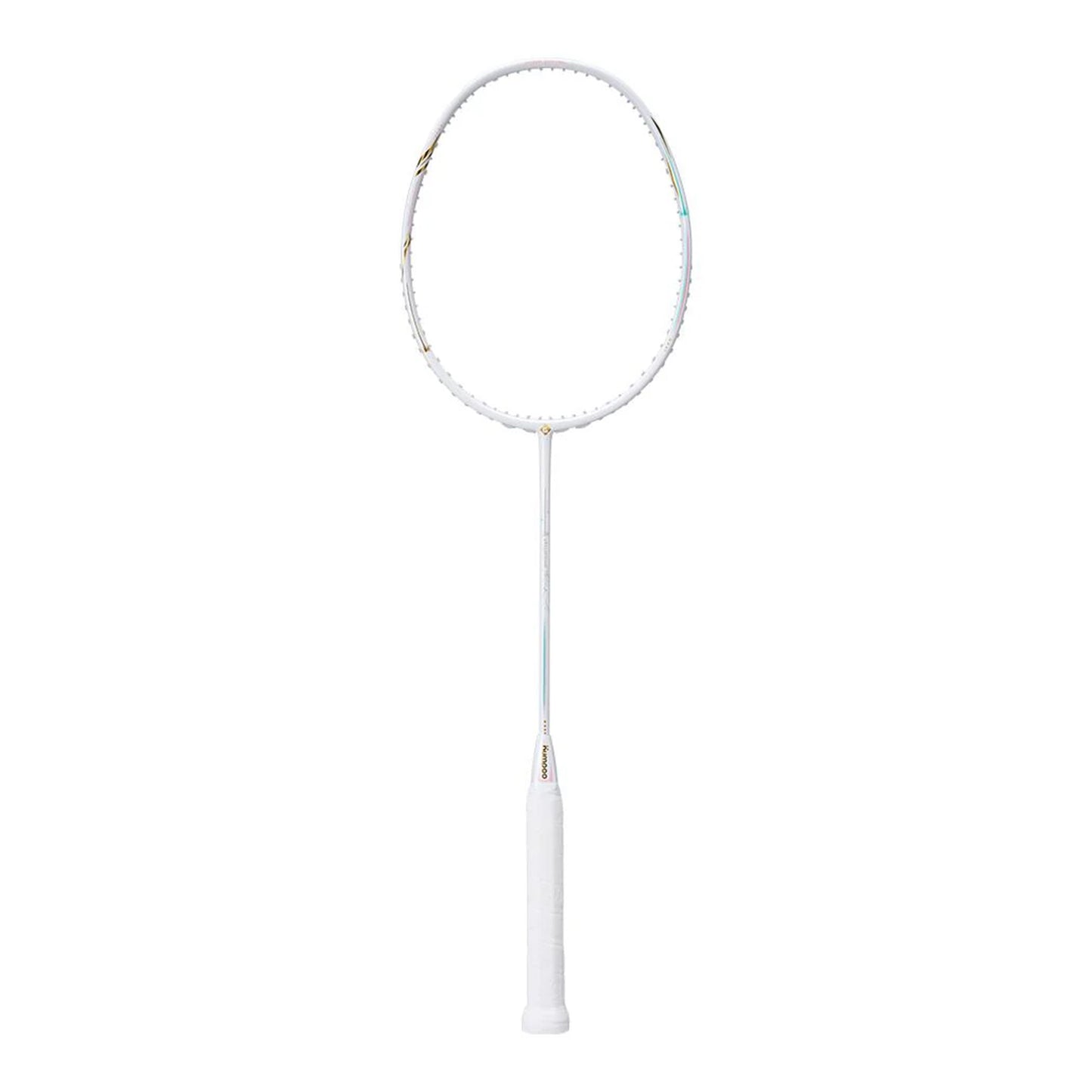 KUMPOO Badminton Racket - Veluriyam 77G White - Strung | Kumpoo Badminton Racket | Badminton
