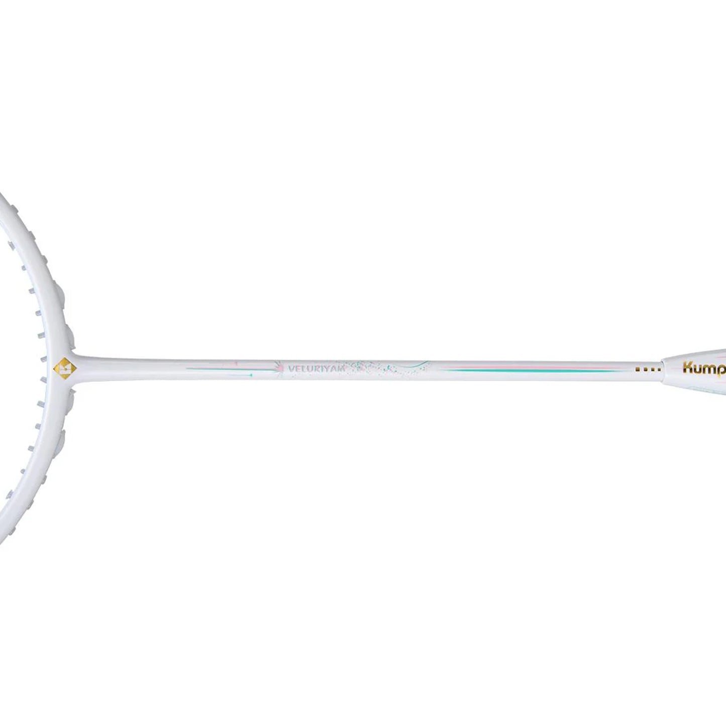 KUMPOO Badminton Racket - Veluriyam 77G White - Strung | Kumpoo Badminton Racket | Badminton