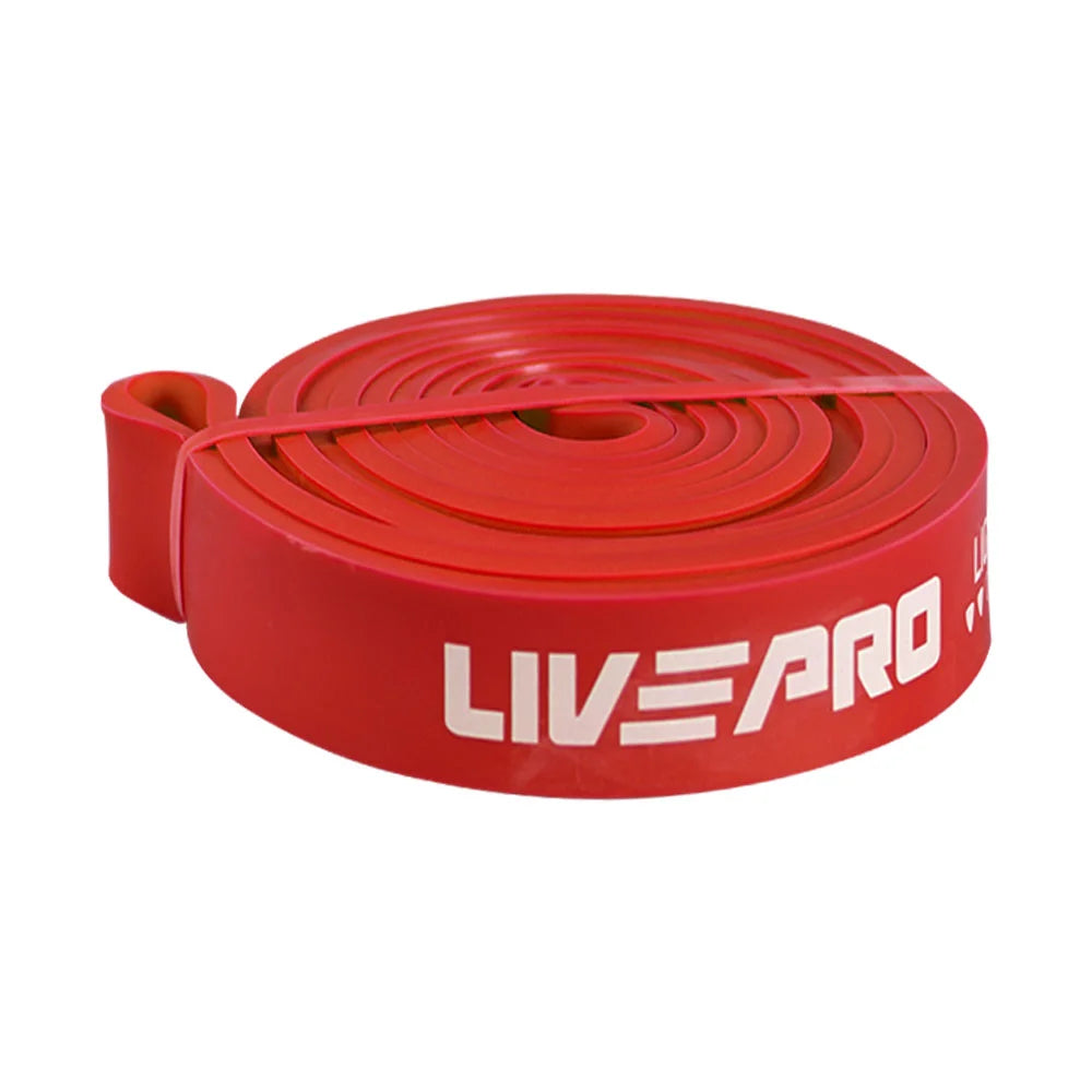 Livepro Super Band Large Latex Loop Resistance Band 50-125lbs Red 42mm Lp8410 | Livepro Loop Resistance Band | Loop Resistance Band