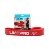 Livepro Super Band Large Latex Loop Resistance Band 50-125lbs Red 42mm Lp8410 | Livepro Loop Resistance Band | Loop Resistance Band