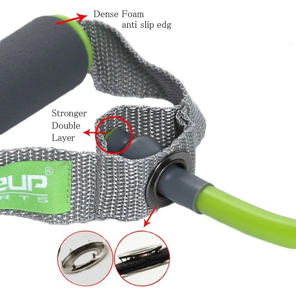 Liveup Resistance Tube Band Green Medium LS3201 | Liveup Toning Tube | Toning Tube