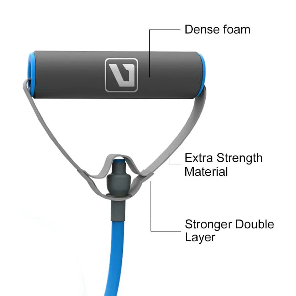Liveup Resistance Tube Band Blue Heavy LS3201 | Liveup Toning Tube | Toning Tube