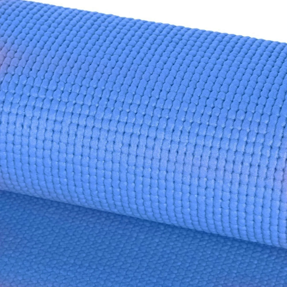 Liveup Exercise Yoga Mat PVC 6mm-Sky Blue LS3231C | Liveup Multipurpose Stretch Matt | Stretch Matt