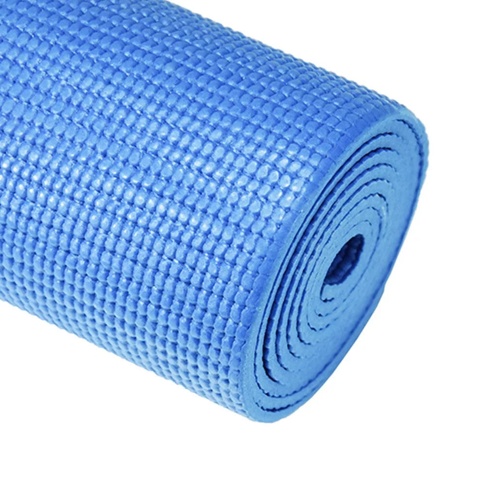 Liveup Exercise Yoga Mat PVC 6mm-Sky Blue LS3231C | Liveup Multipurpose Stretch Matt | Stretch Matt