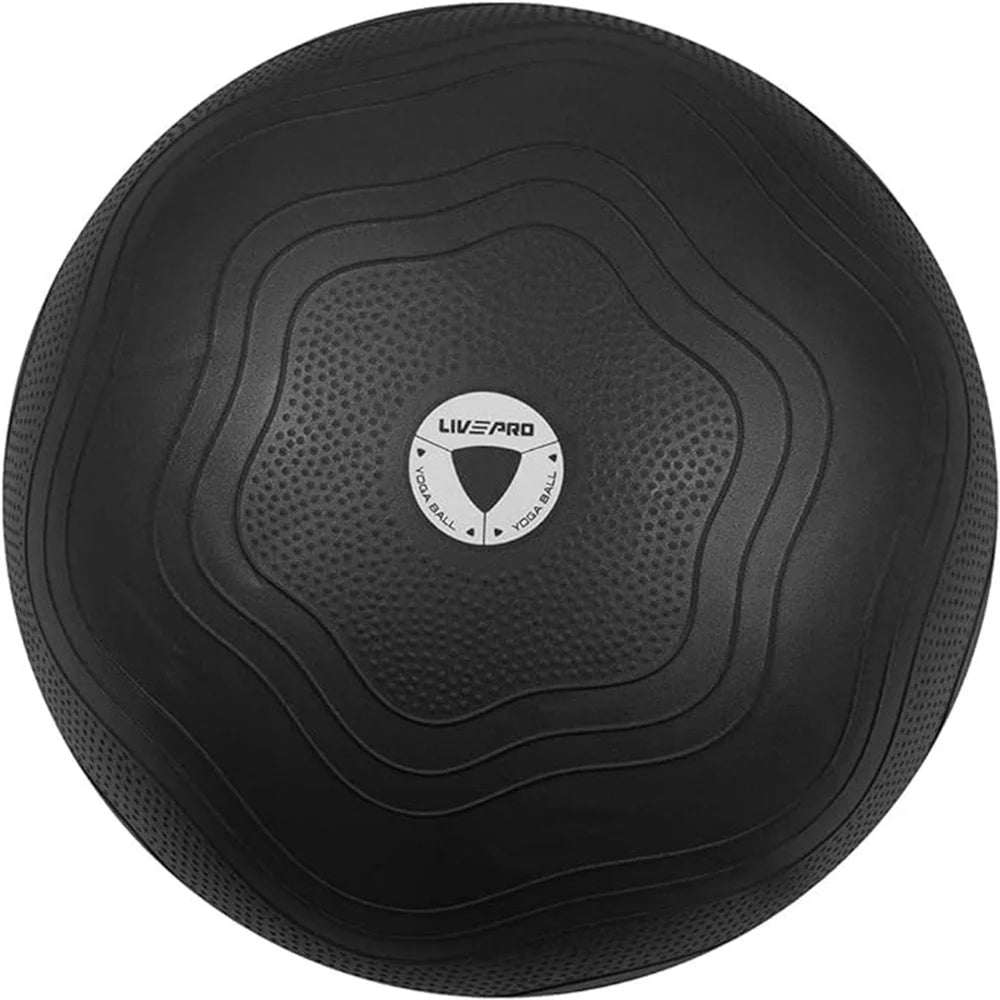 Livepro Gym Ball 75cm Anti Burst - Black LP8201 | Livepro Gym Ball | Gym Ball