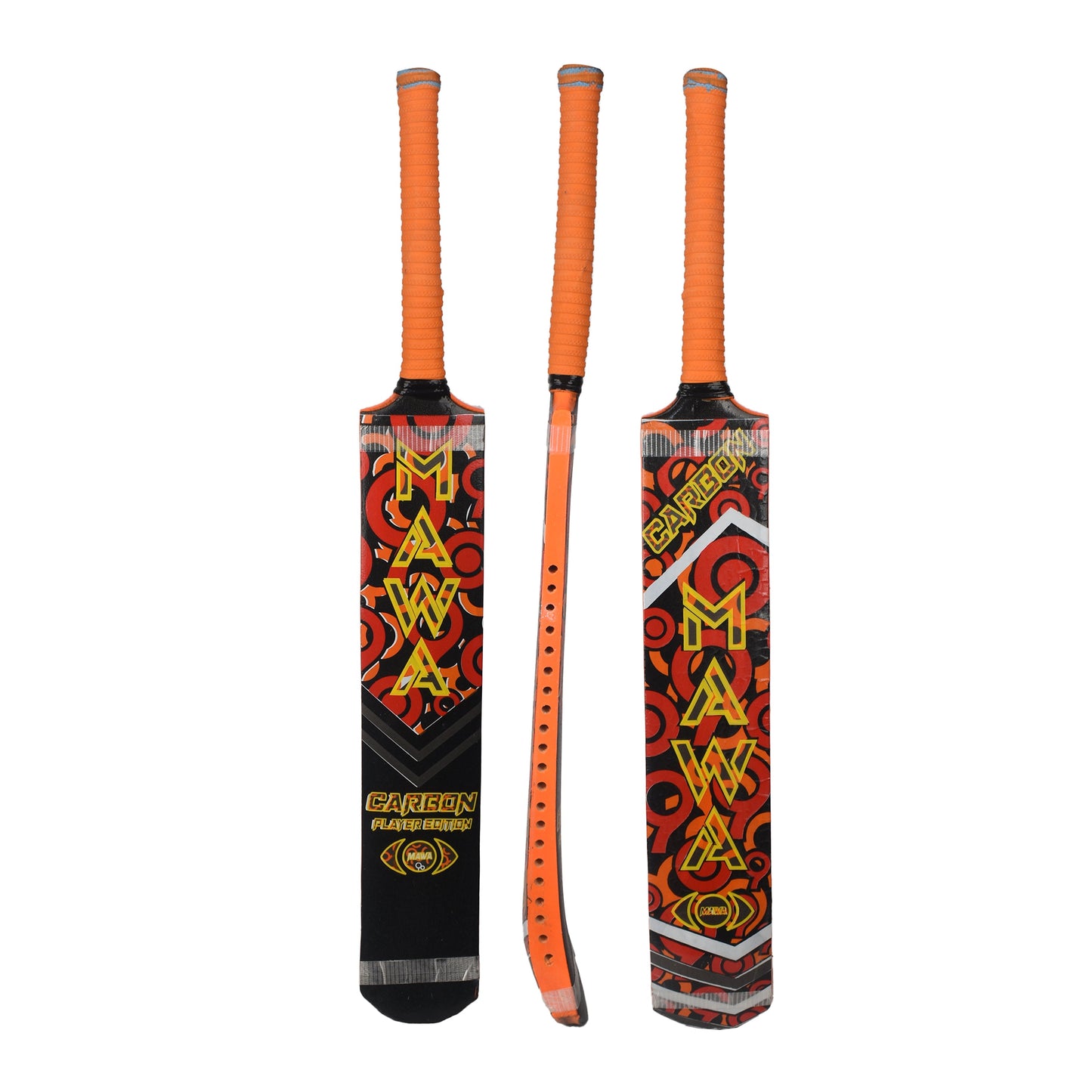 MAWA Tennis Ball Bat - Carbon White | Mawa Cricket Tapeball Bat | Cricket