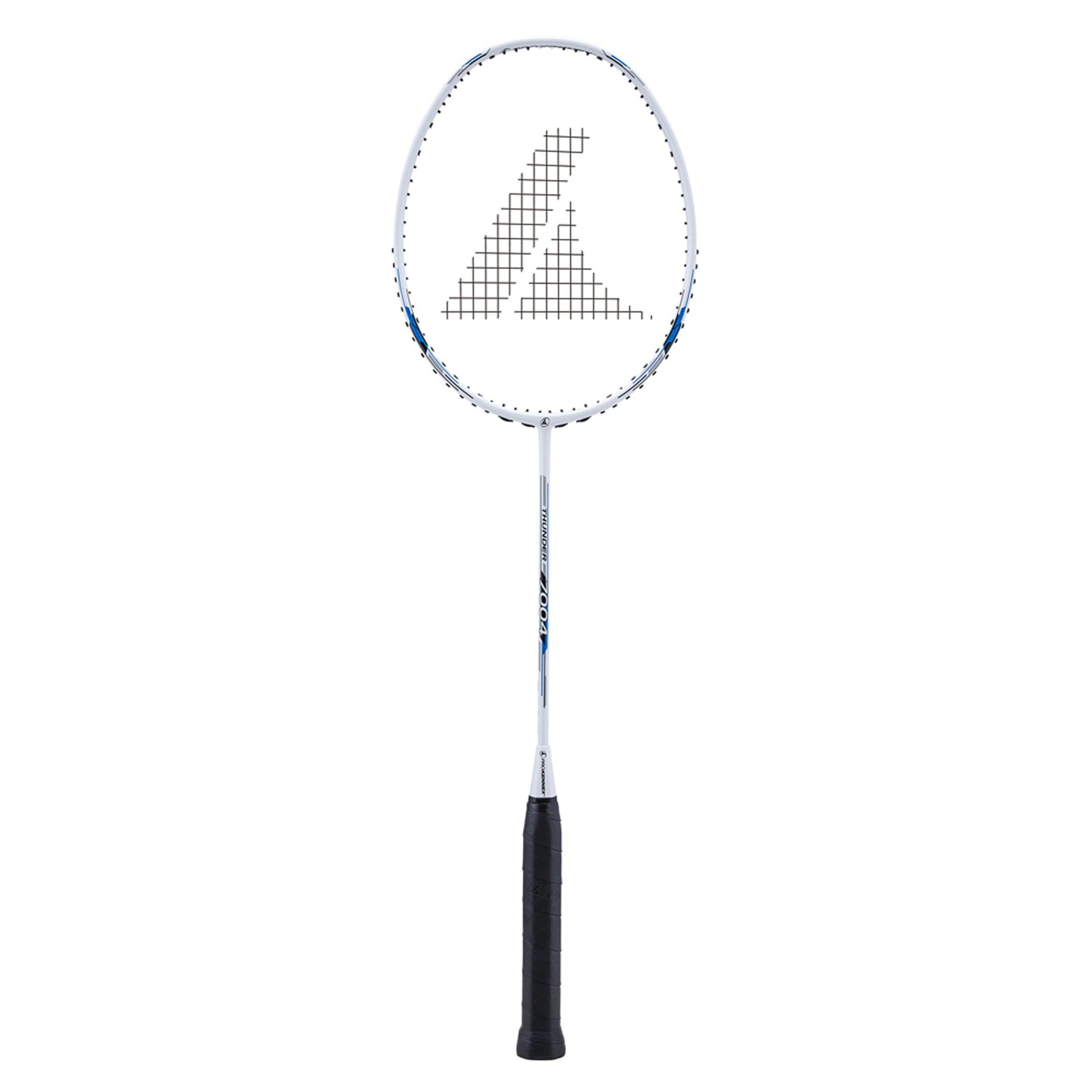 PROKENNEX Badminton Racket - Thunder 7004 - Strung White/Blue | Prokennex Tennis Racket | Tennis Racket