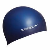 Speedo Swimming Cap Silicone Cap Plain Flat Swim Cap Adults - Navy | Speedo Adult Cap | Swimming Cap