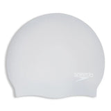 Speedo Swimming Cap - Silicon Long Hair Cap For Adults - Silver Model 80616817273 | Speedo Adult Cap | Swimming Cap