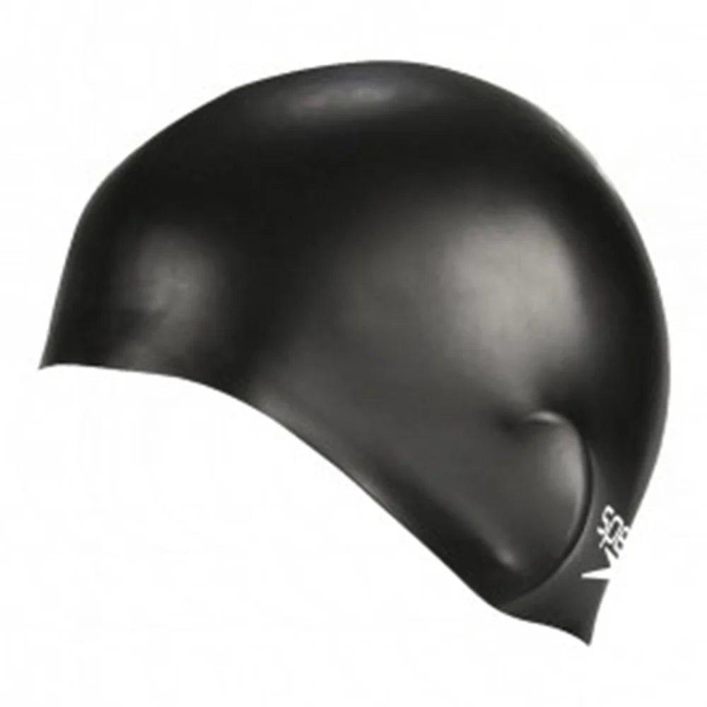 Speedo Swimming Cap Silicone Plain Moulded Swim Cap Juniors - Black | Speedo Junior Cap | Swimming Cap