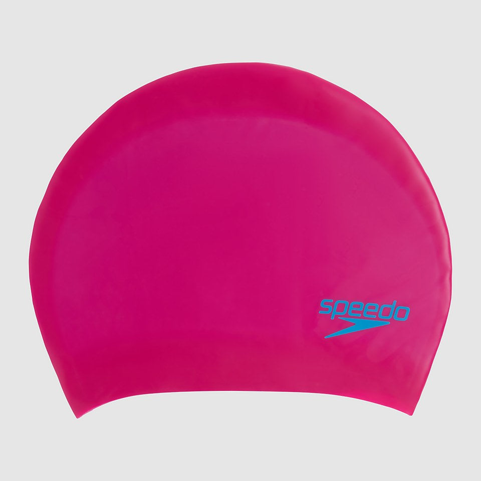 SPEEDO Swimming Cap - Long Hair Cap Junior Silicon Pink/Blue 812809F953 | Speedo Junior Cap | Swimming Cap
