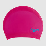 SPEEDO Swimming Cap - Long Hair Cap Junior Silicon Pink/Blue 812809F953 | Speedo Junior Cap | Swimming Cap