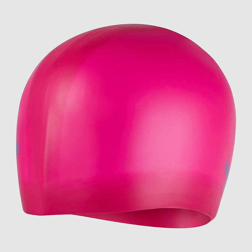 SPEEDO Swimming Cap - Long Hair Cap Junior Silicon Pink/Blue 812809F953 | Speedo Junior Cap | Swimming Cap