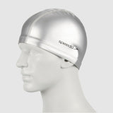 SPEEDO Swimming Cap - Pace Cap Polyester Adult- Silver 8720641731 | Speedo Adult Cap | Swimming Cap