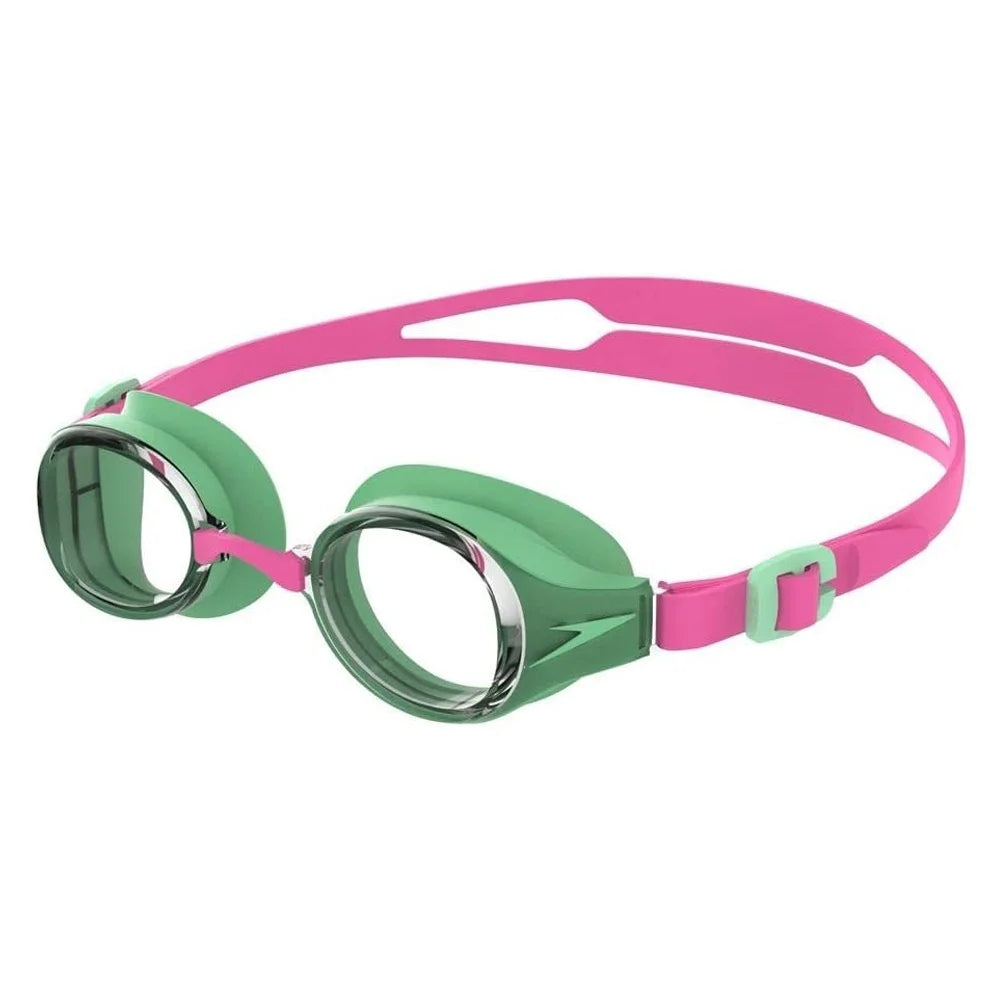 Speedo Junior Hydropure Swimming Goggles - Green/pink | Speedo Junior Goggle | Swimming Google