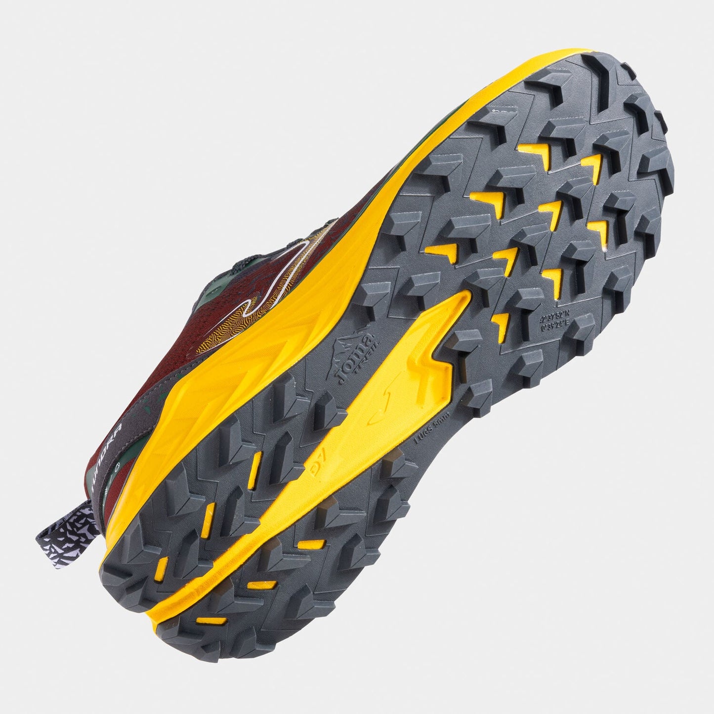 JOMA Mens Trail Running Shoes - Tundra 2511 Black/Maroon | Joma Men Shoes | Running Shoes