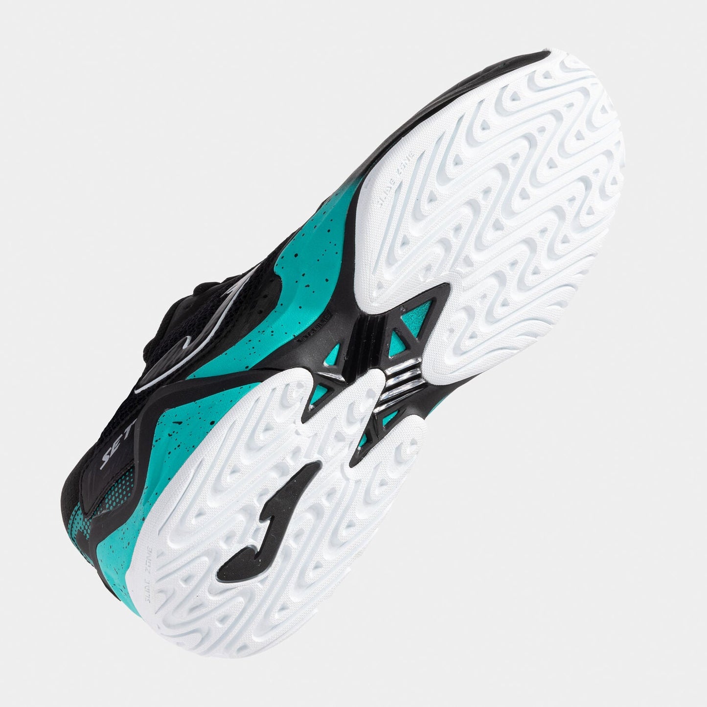 JOMA Mens Tennis Shoes - Set TSETS-2501AC Black/Cyan | Joma Men Shoes | Tennis Shoes