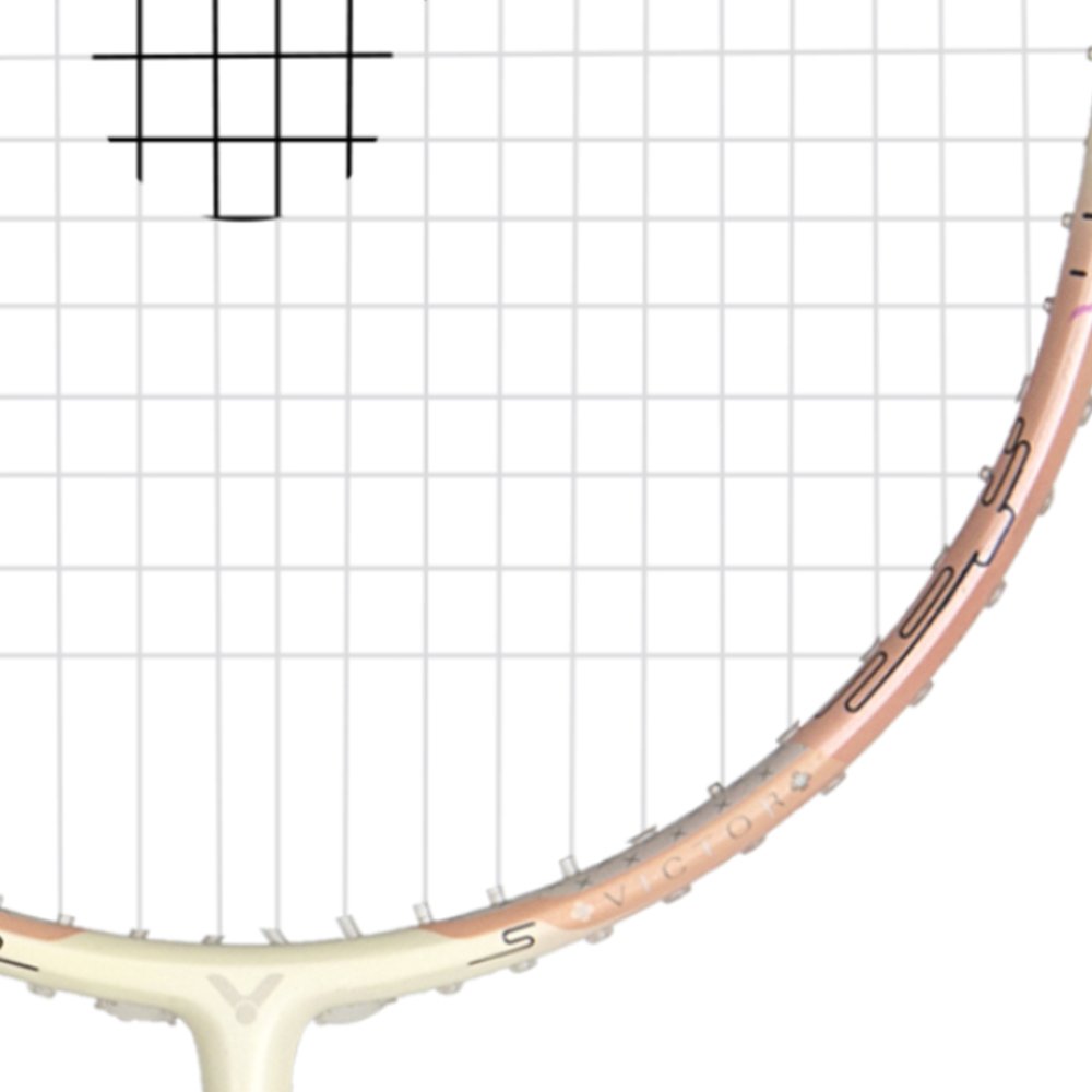 Victor Badminton Racket - Jet Speed S99 - 4U 28LBS Strung - Pink/Cream | Victor Badminton Racket | Badminton