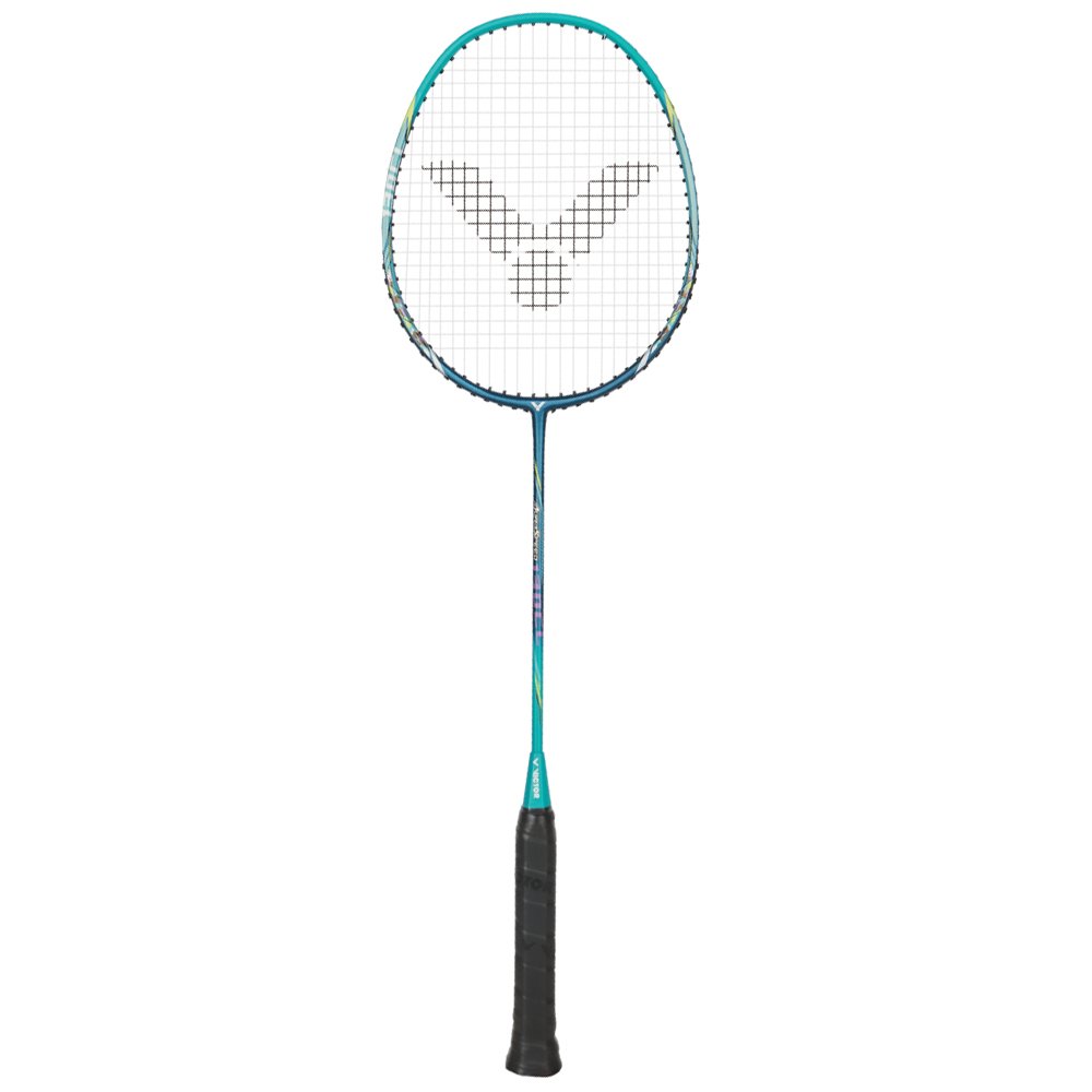 Victor Badminton Racket - Aura Speed 130CL 4U Strung Cyan/Blue | Victor Badminton Racket | Badminton
