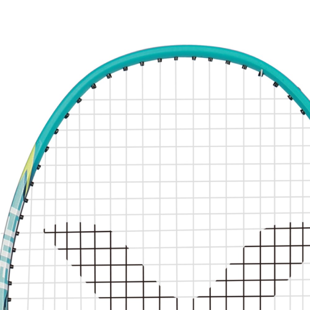 Victor Badminton Racket - Aura Speed 130CL 4U Strung Cyan/Blue | Victor Badminton Racket | Badminton