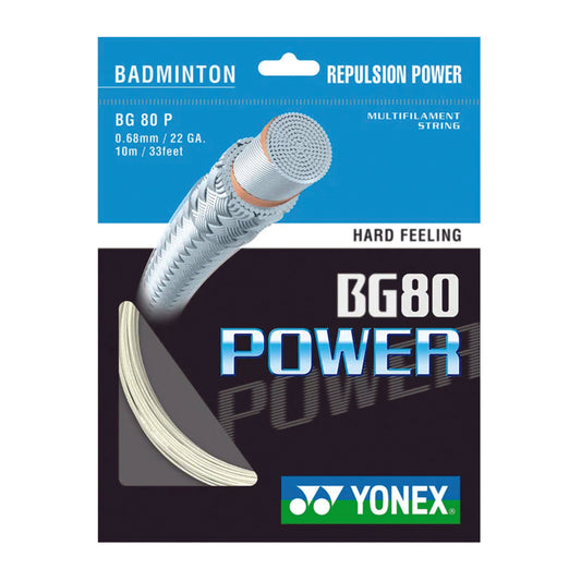 Yonex Bg80 Power Badminton String - White | Yonex Badminton String | Badminton String