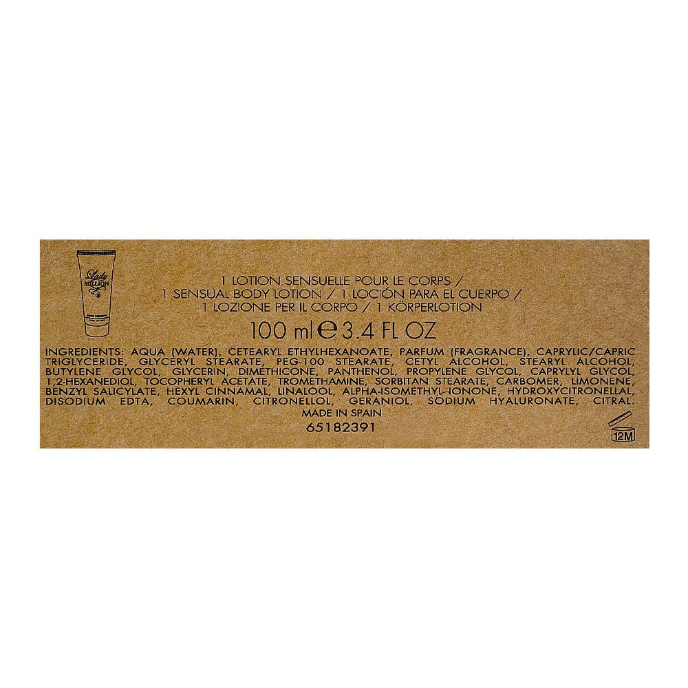 Pacco Lady Million Set, For Women, Eau De Parfum 80ml+ Body Lotion 100ml | France | Fragrance For Women