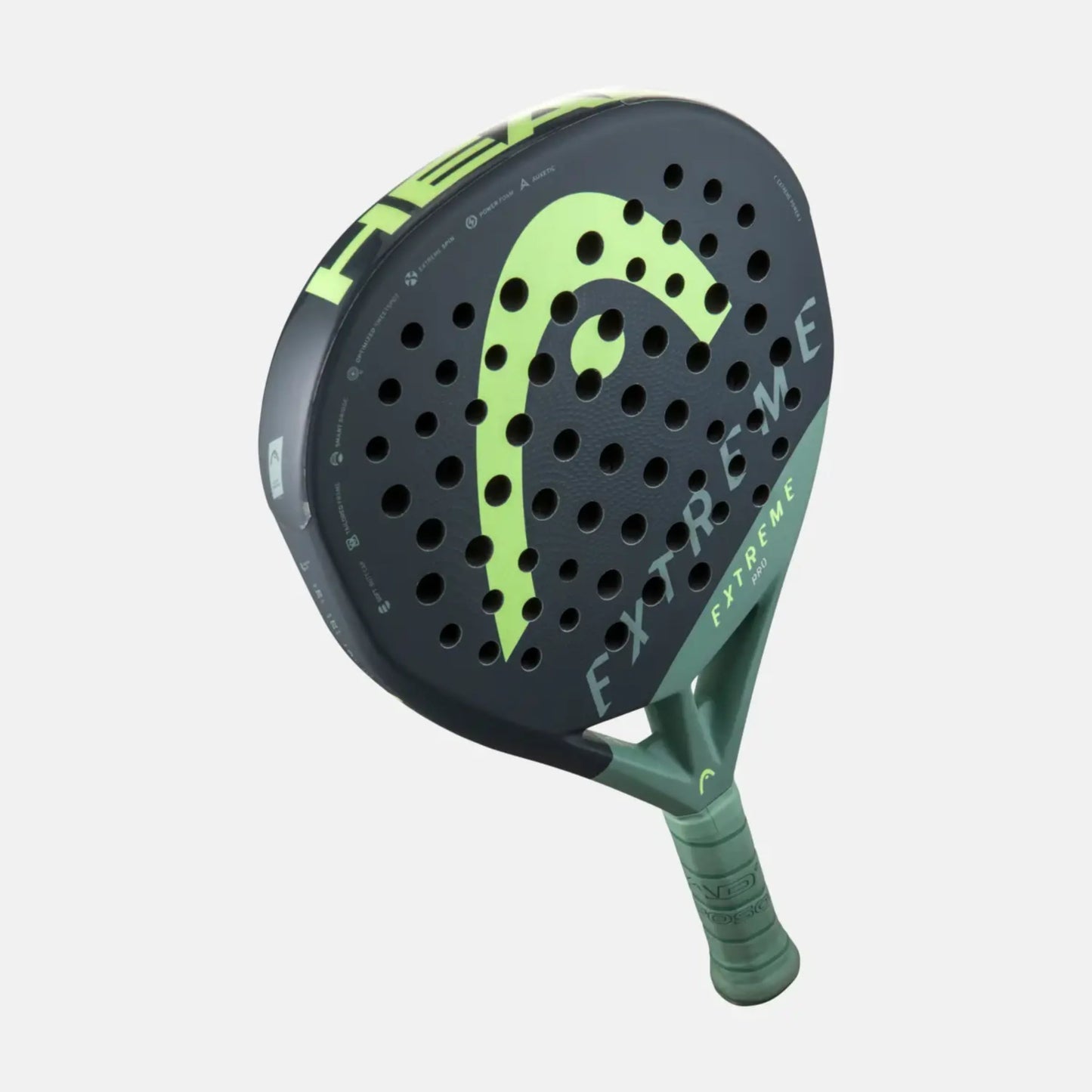 HEAD Padel Racket - Extreme Pro 2023 370G Grey/Black | Head Padel Racket | Padel Racket