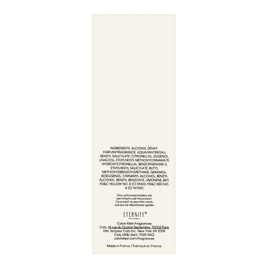 Eternity Women, EDP, 100ml | United States | Fragrance For Women