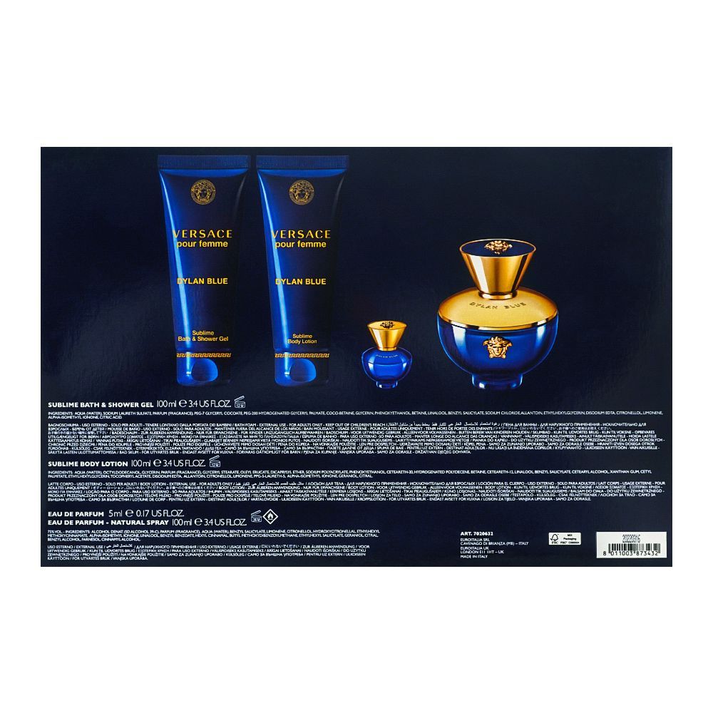 Versace Dylan Blue Pour Femme Perfume Set | Italy | For Women